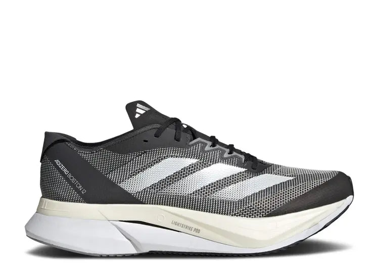ADIDAS ADIZERO BOSTON 12 BLACK WHITE