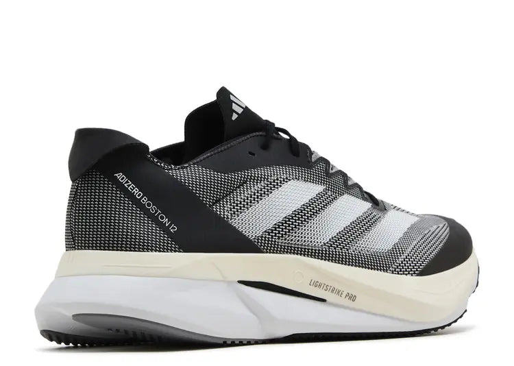 ADIDAS ADIZERO BOSTON 12 BLACK WHITE