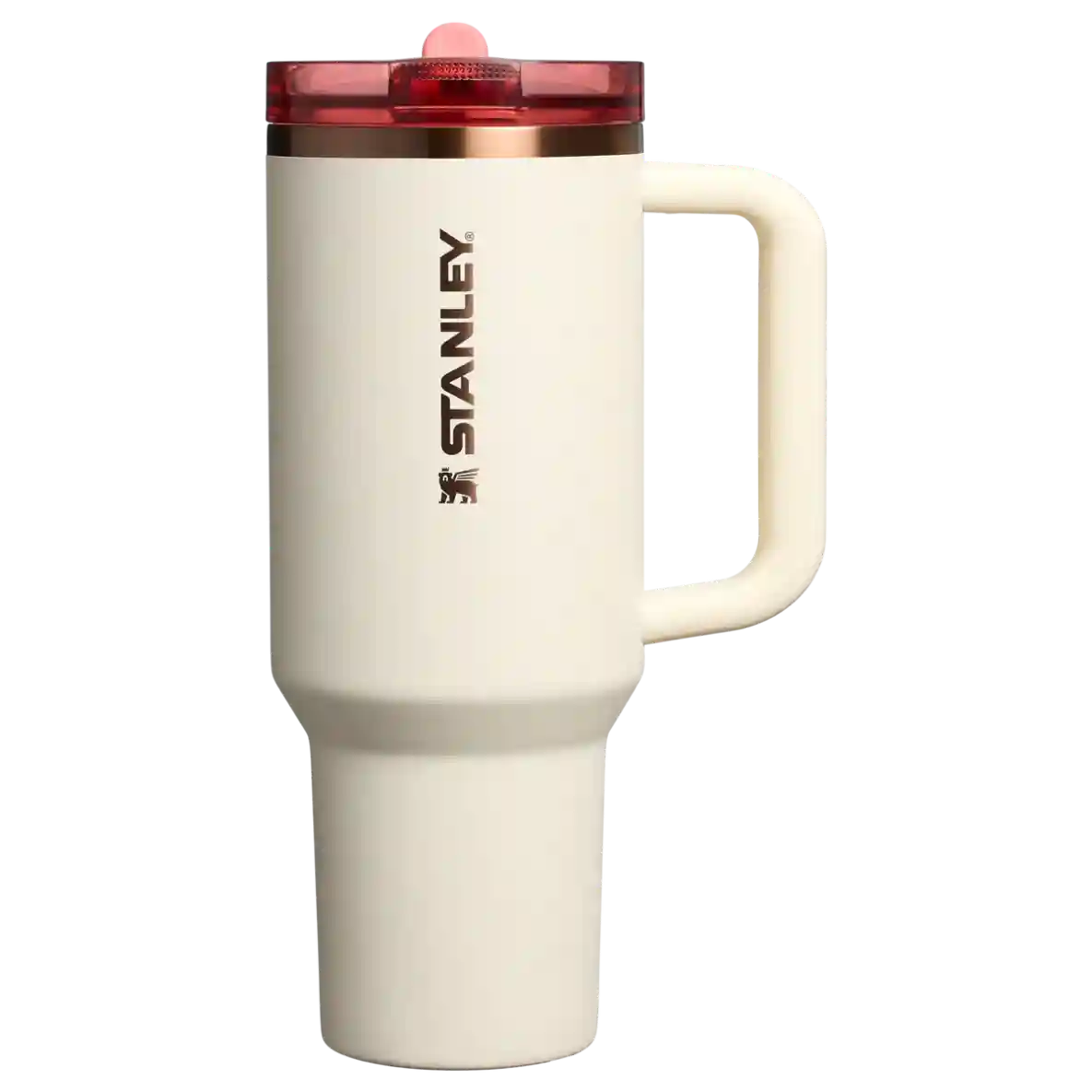 STANLEY QUENCHER FLIP STRAW PROT - CREAM ROSE GOLD