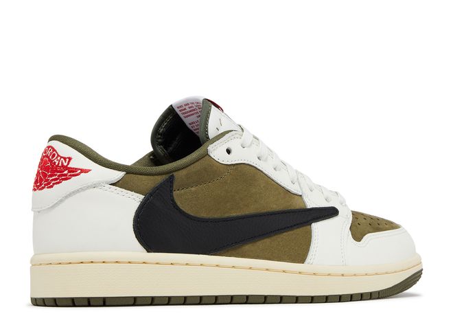 JORDAN 1 LOW TRAVIS SCOTT MEDIUM OLIVE