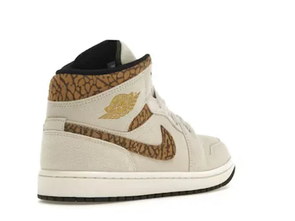 JORDAN 1 MID BROWN ELEPHANT