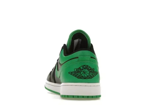JORDAN 1 LOW BLACK LUCKY GREEN
