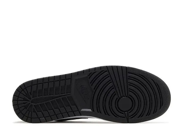 JORDAN 1 LOW BLACK WHITE