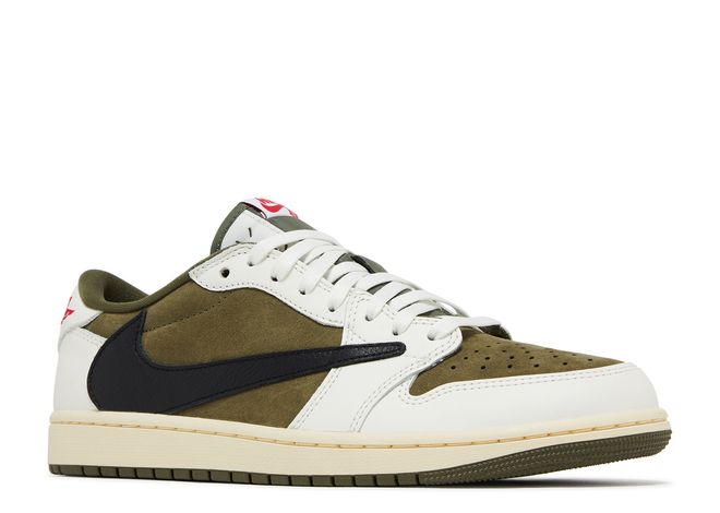 JORDAN 1 LOW TRAVIS SCOTT MEDIUM OLIVE