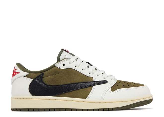JORDAN 1 LOW TRAVIS SCOTT MEDIUM OLIVE