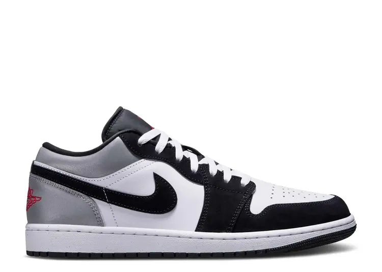 Jordan 1 Low SE White Fire Red Black Matte Silver