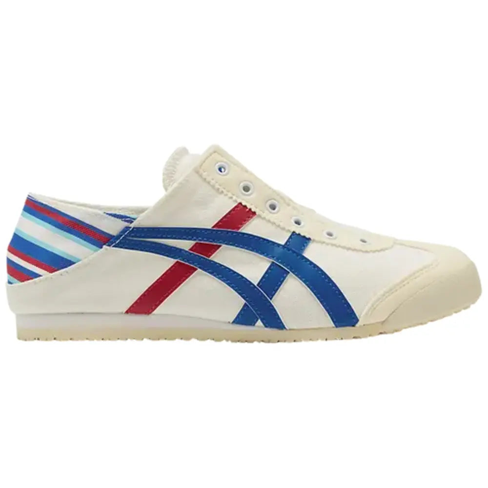 ONITSUKA TIGER MEXICO 66 PARATY WHITE CLASSIC BLUE STRIPES