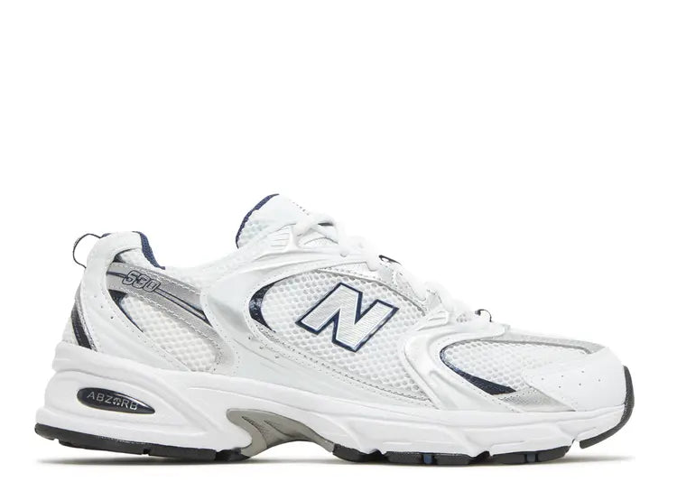 NEW BALANCE 530	 WHITE SILVER NAVY