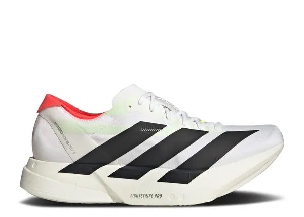 ADIDAS ADIZERO ADIOS PRO 4 WHITE BLACK RED
