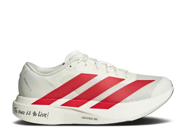 ADIDAS ADIZERO  EVO SL RED WHITE