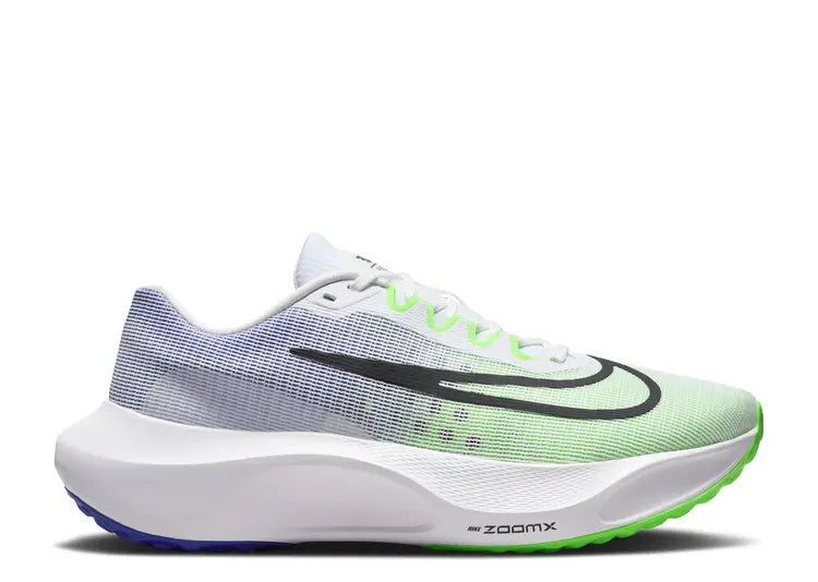 NIKE ZOOM FLY 5 'WHITE GREEN STRIKE BLUE'