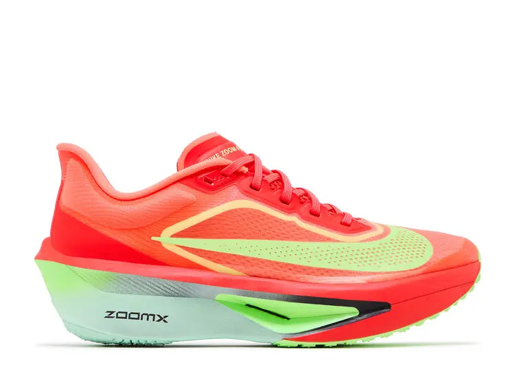 NIKE ZOOM FLY 6 BRIGHT	CRIMSON LIME BLAST MINT FOAM CAVE PURPLE
