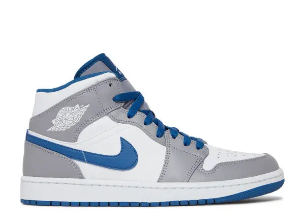 JORDAN 1 MID CEMENT TRUE BLUE
