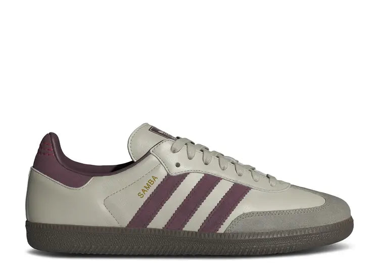 ADIDAS	SAMBA OG PUTTY GREY MAROON