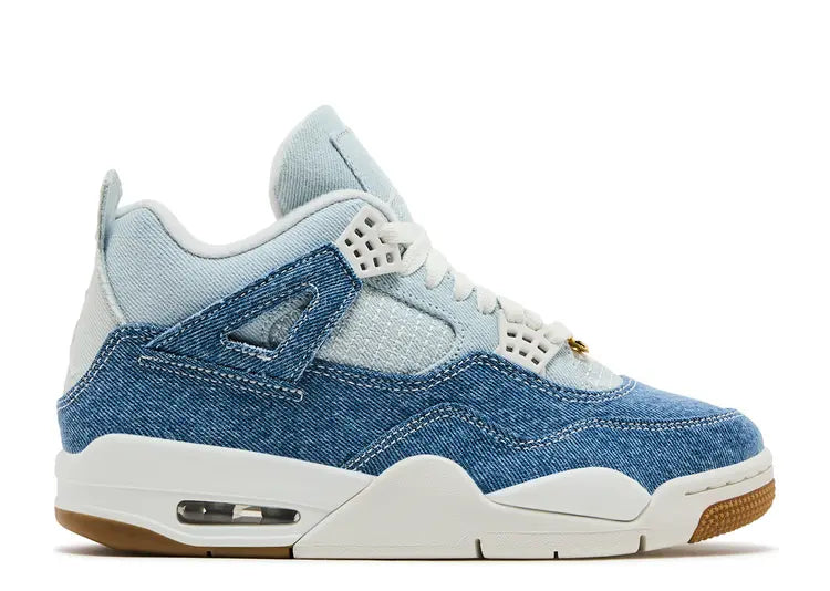 AIR JORDAN 4 RETRO	 TEX WORN BLUE DENIM