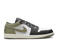 JORDAN 1 LOW BLACK TOE MEDIUM OLIVE