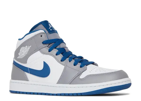 JORDAN 1 MID CEMENT TRUE BLUE