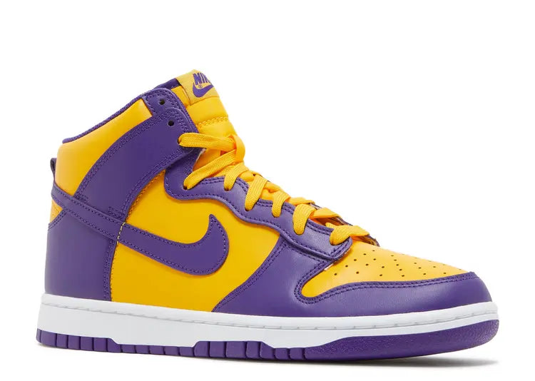 NIKE DUNK HIGH	LAKERS