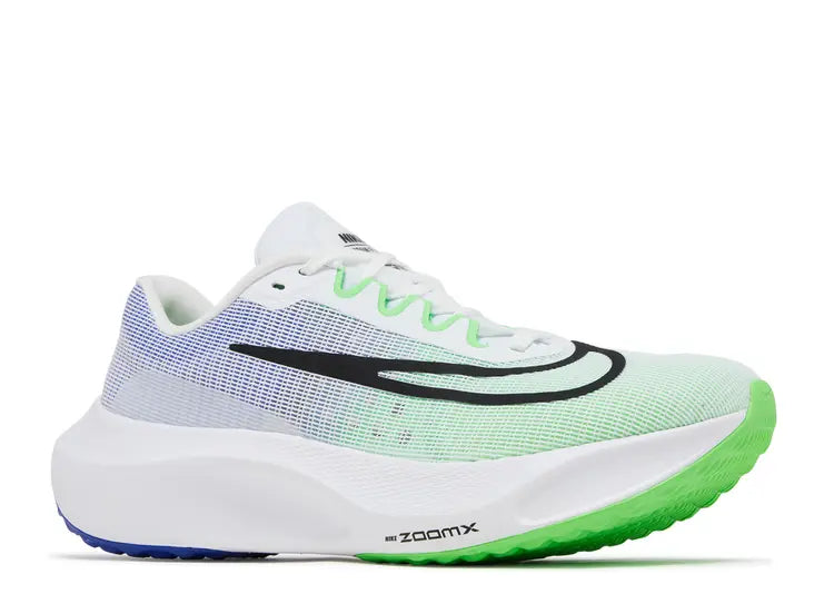 NIKE ZOOM FLY 5 'WHITE GREEN STRIKE BLUE'
