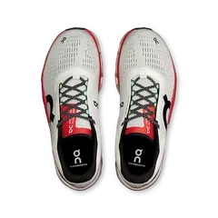 ON RUNNING CLOUDMONSTER 2 IVORY SILVER RED