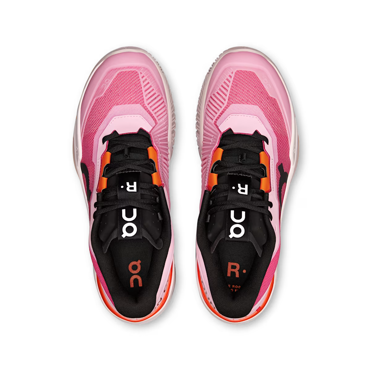 ON RUNNING THE ROGER PRO FIRE PINK FLAME