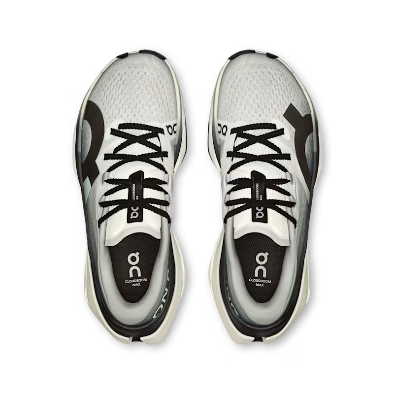 ON RUNNING CLOUDBOOM MAX WHITE BLACK