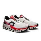 ON RUNNING CLOUDMONSTER 2 IVORY SILVER RED