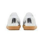 ADIDAS SAMBA OG SILVER METALLIC CRACKED LEATHER
