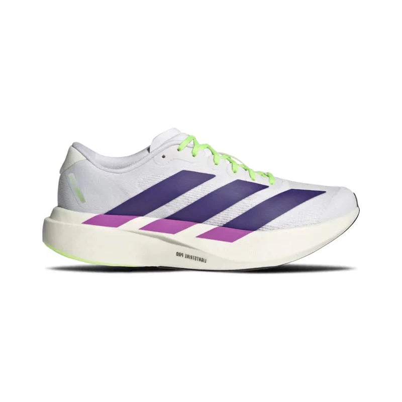 ADIDAS ADIZERO EVO SL WHITE UNIVERSITY PURPLE BURST