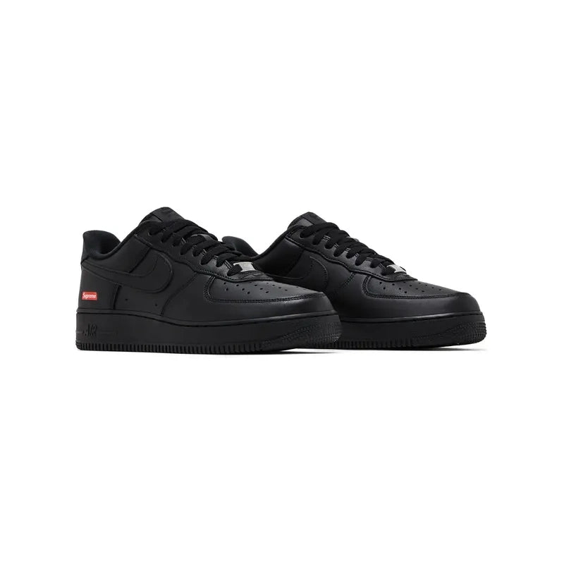 AIRFORCE 1 LOW SUPREME BOX LOGO BLACK