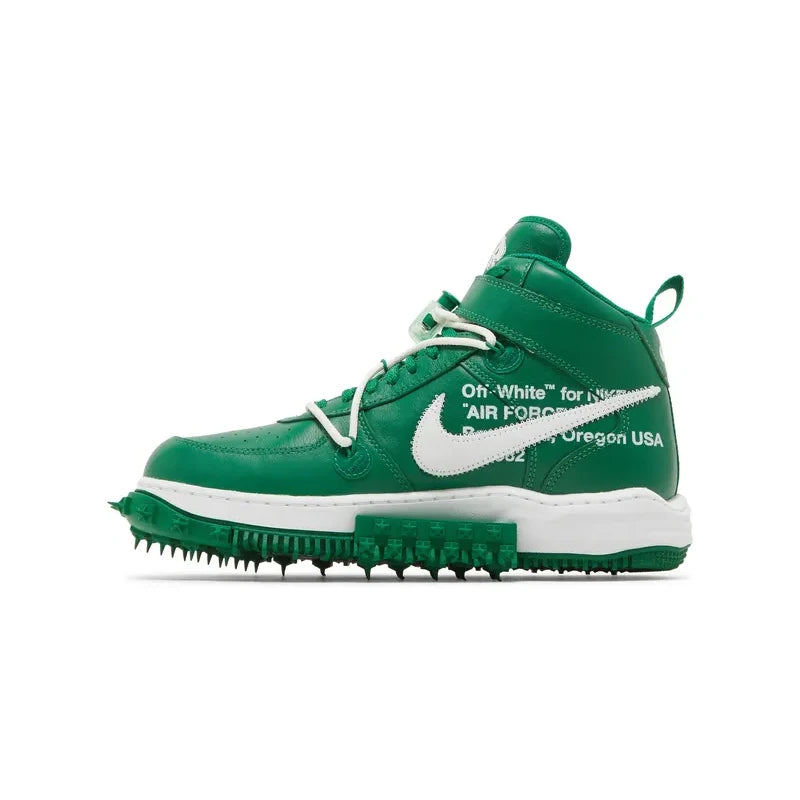 AIRFORCE 1 MID SP X OFF-WHITE LEATHER PINE GREEN
