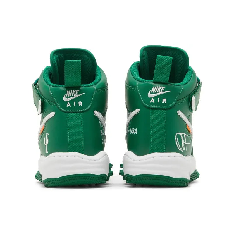 AIRFORCE 1 MID SP X OFF-WHITE LEATHER PINE GREEN