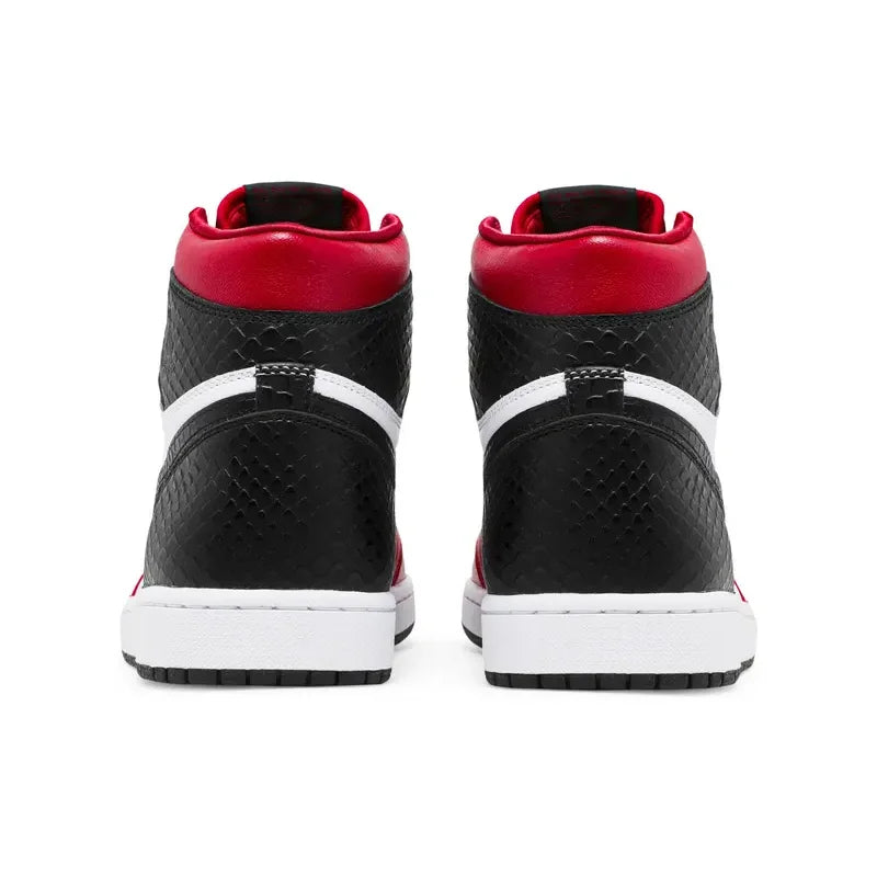 AIR JORDAN 1 HIGH SATIN SNAKE RED