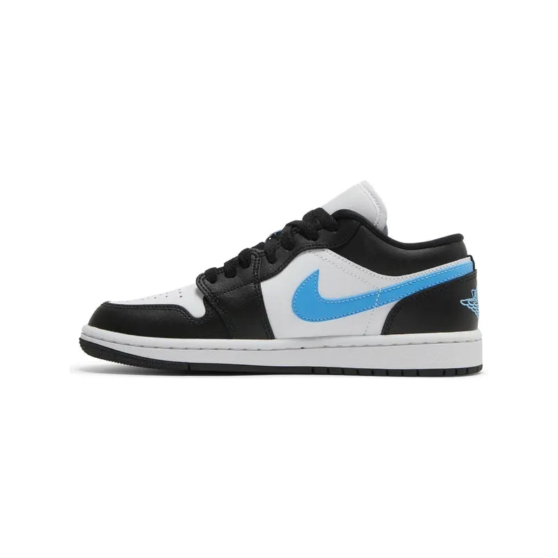 AIR JORDAN 1 LOW BLACK UNIVERSITY BLUE