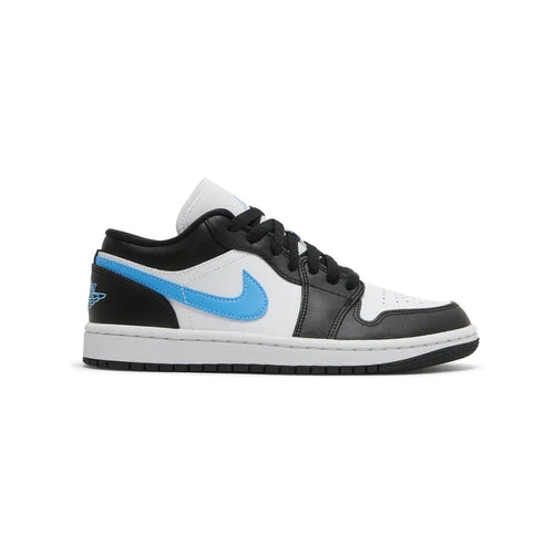 AIR JORDAN 1 LOW BLACK UNIVERSITY BLUE