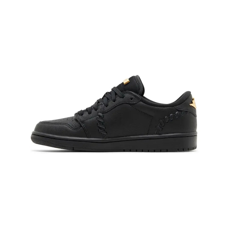 AIR JORDAN 1 LOW METHOD OF MAKE BLACK METALLIC GOLD (W)