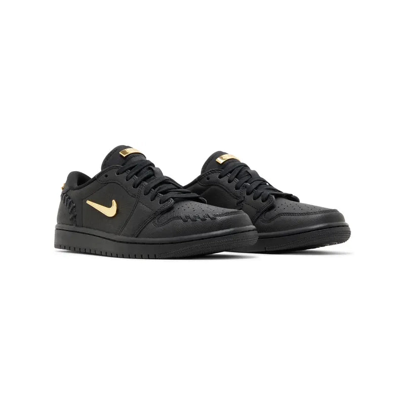 AIR JORDAN 1 LOW METHOD OF MAKE BLACK METALLIC GOLD (W)