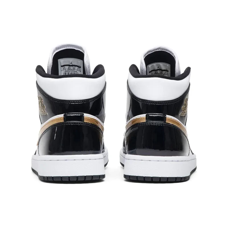 AIR JORDAN 1 MID PATENT GOLD