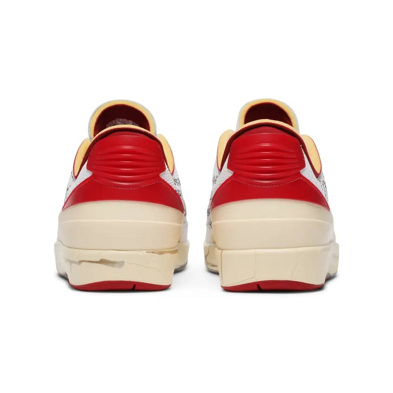 AIR JORDAN 2 OFF WHITE VARSITY RED