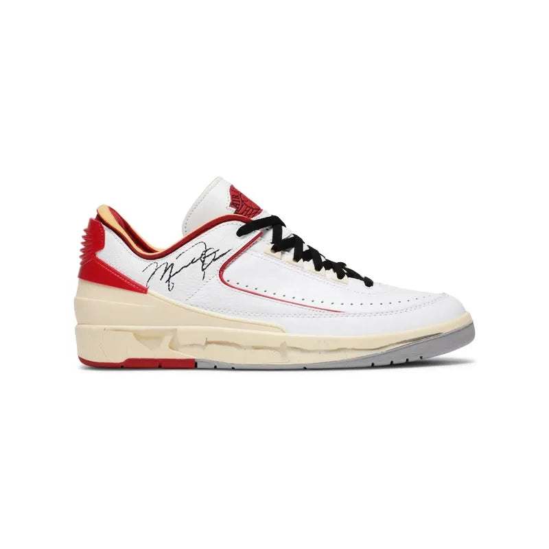 AIR JORDAN 2 OFF WHITE VARSITY RED
