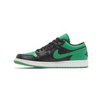 JORDAN 1 LOW BLACK LUCKY GREEN