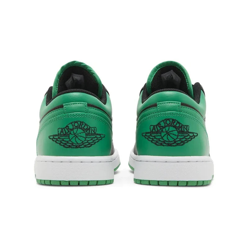 JORDAN 1 LOW BLACK LUCKY GREEN