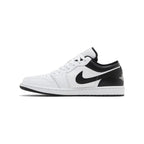 JORDAN 1 LOW BLACK WHITE