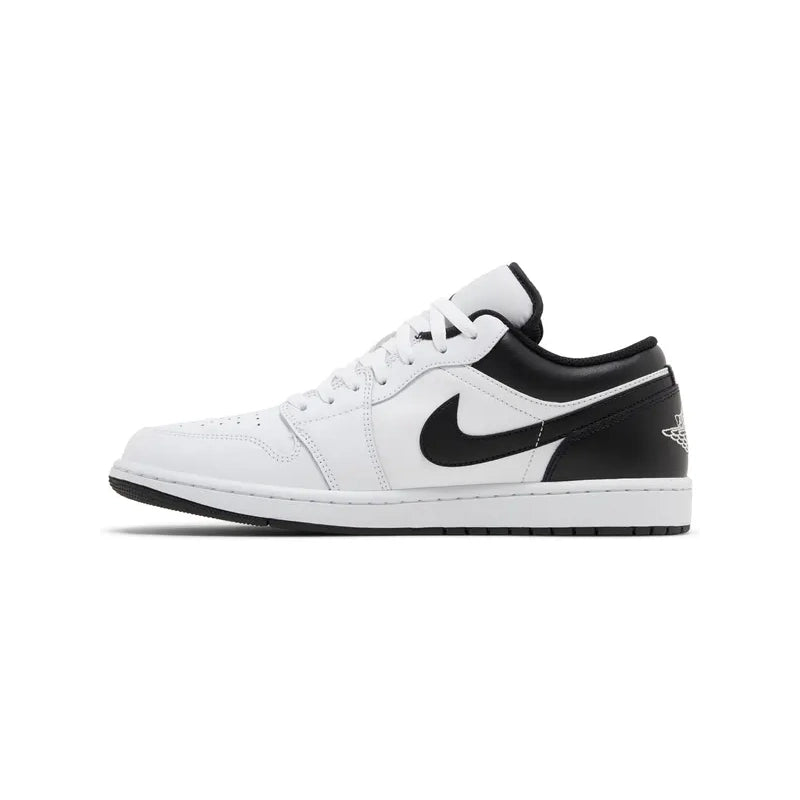 JORDAN 1 LOW BLACK WHITE