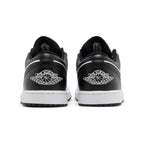 JORDAN 1 LOW BLACK WHITE