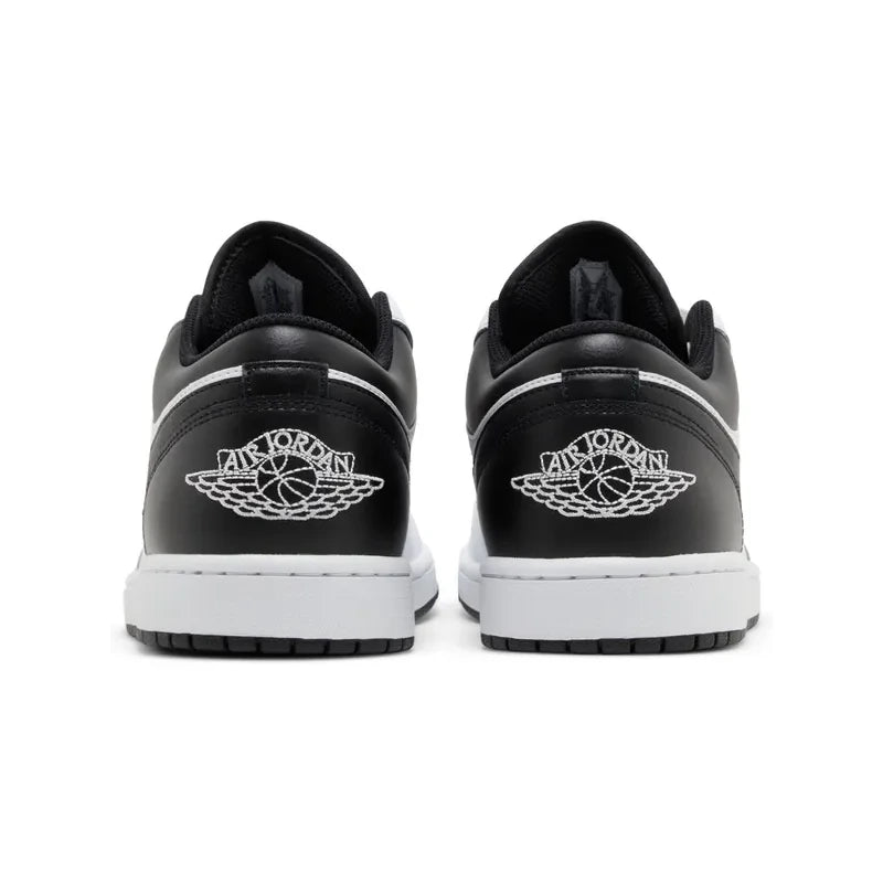 JORDAN 1 LOW BLACK WHITE
