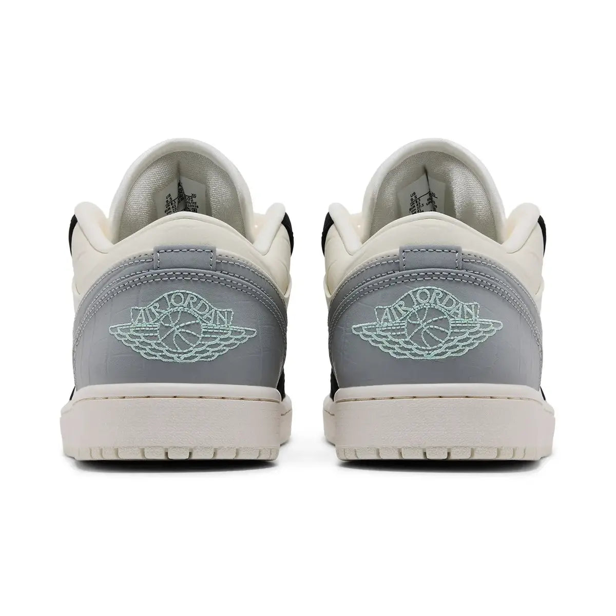 JORDAN 1 LOW LIGHT SMOKE GREY  TURQUOISE STONE