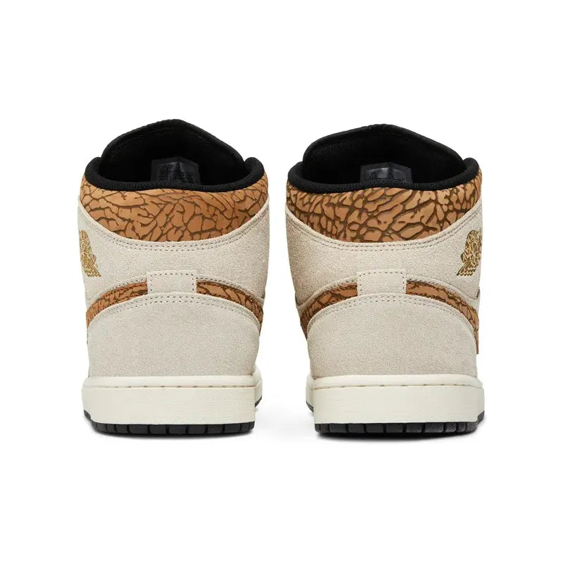 JORDAN 1 MID BROWN ELEPHANT