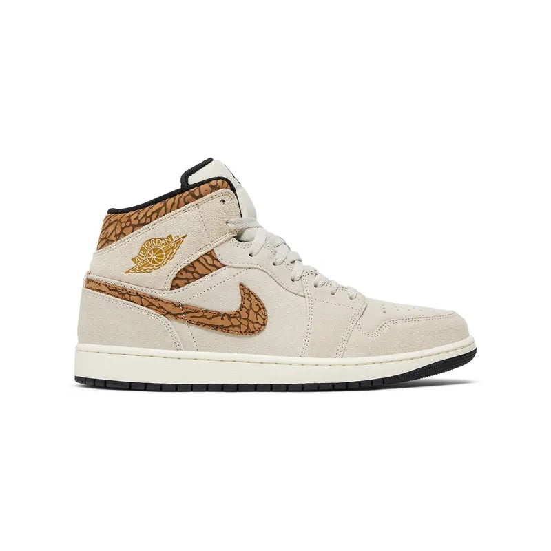 JORDAN 1 MID BROWN ELEPHANT