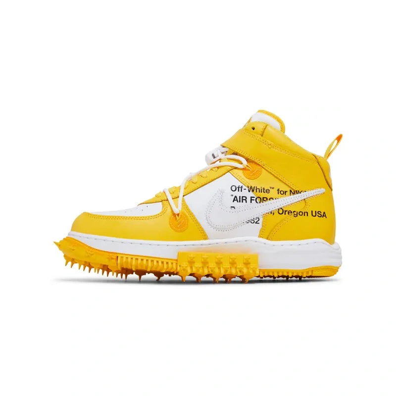 NIKE AIR FORCE 1 MID SP OFF-WHITE VARSITY MAIZE